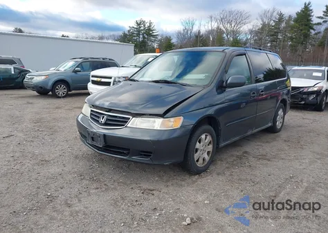 2003 Honda Odyssey Ex-L z USA, uszkodzony, nr VIN 5FNRL18063B099048